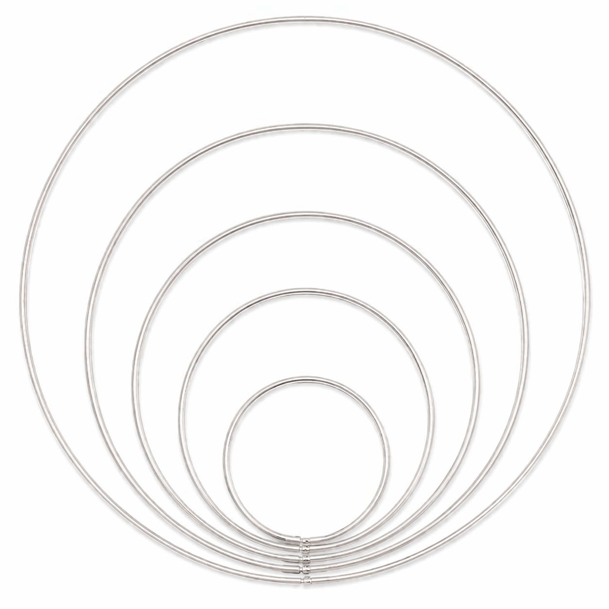 Asian Hobby Crafts Metal Craft Hoop Rings for Dream Catchers & Macrame Projects – Circle Rings for Wreaths, Wall Hangings, and DIY Decorations, Set of 5 (Size : 4, 6, 8, 10, 12 inch)-image-25
