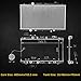 DWVO Radiator Complete Radiator Compatible with 2008-2012 Accord 2012-2015 Crosstour 2.4L L4 Aluminum Radiator, ENG K24Z2/Z2-3/Z3/Z3-375/Y2, 19010R70A51, 19010R70A53