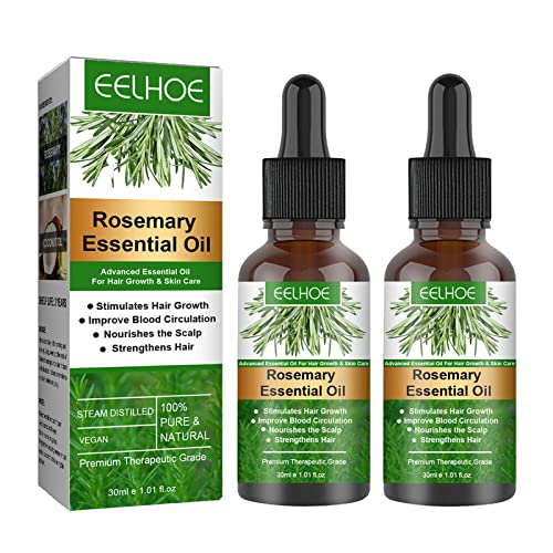 Aceite para el crecimiento del cabello, aceites para el crecimiento del cabello para hombres y mujeres 30/90ml, aceite romero para el crecimiento del cabello nutre el cuidado