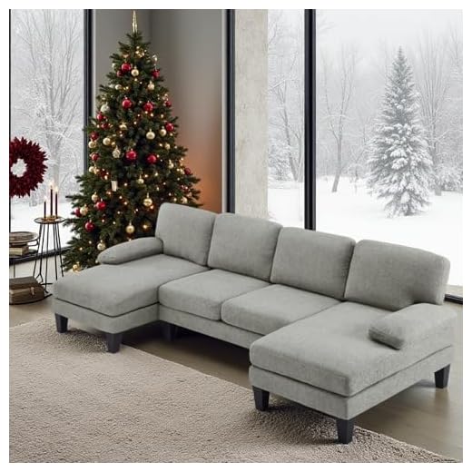 Affordable U-Shaped Sectional Couch