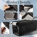 Pool Heater Cover, 600D Heavy Duty Oxford Pool Pump Enclosure Cover for Waterproof Outdoor with 3-Layer Insulation, Adjustable Drawstring & Ventilation – Universal 24 x 11 x 11 Inches Heater (Black)