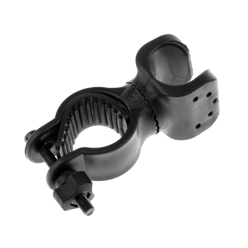360 degree rotation universal bike bicycle led light flashlight torch lamp mount clamp stand holder black fit for 32mm tube|1 piece flashlight mount| lights & reflectors||sporting goods