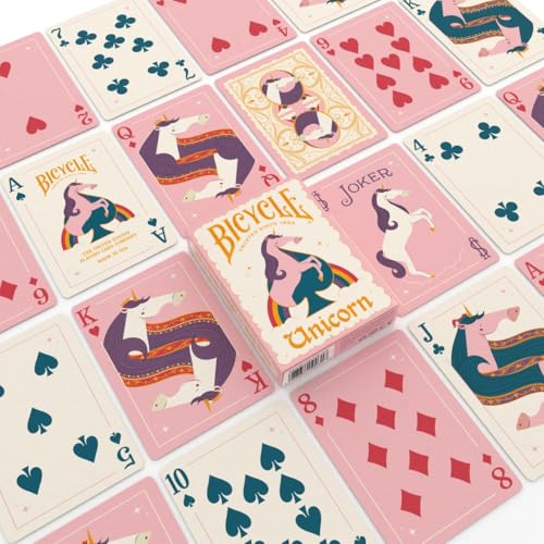 Image of Bicycle Unicorn Playing Cards - Premium Poker‑Size Deck of Cards, Made in USA