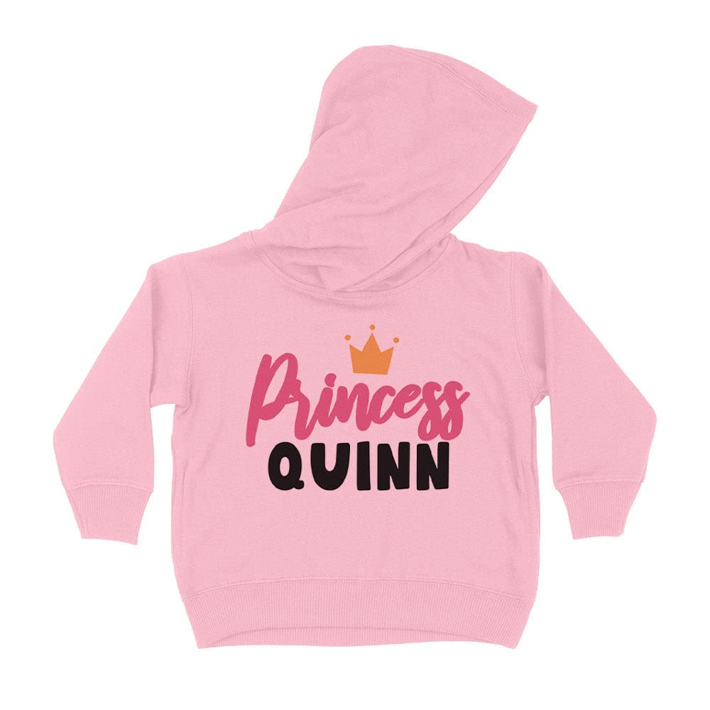 Princess Quinn Kids Hoodie Sweatshirt Toddler 5T Light Pink