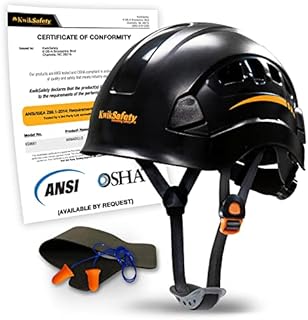 KwikSafety (Charlotte, NC) Armadillo Hard Hat (8 Cooling Vents) Type 1 Class C ANSI OSHA Hard Hats Comfortable 6 Point Suspension Safety Helmet Men Cushioned Sweatband Construction Men | Matte Black
