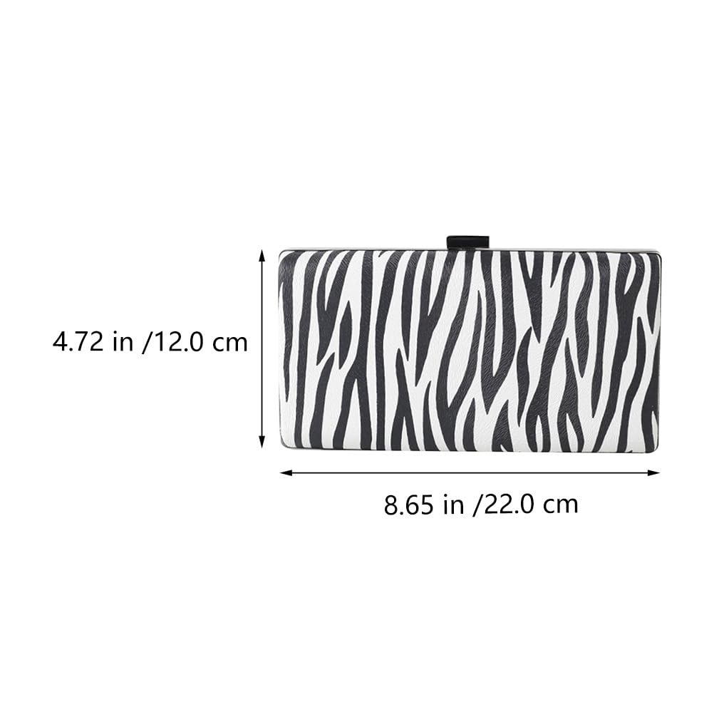 ifundom Bolsa de cena para mujer, bolsa cruzada, carteras white para mujer, bolso para, 1 unidad, bolsos de noche para, bolsos de mano para personalizar a rayas, rayas, 22X12X5CM, Auto