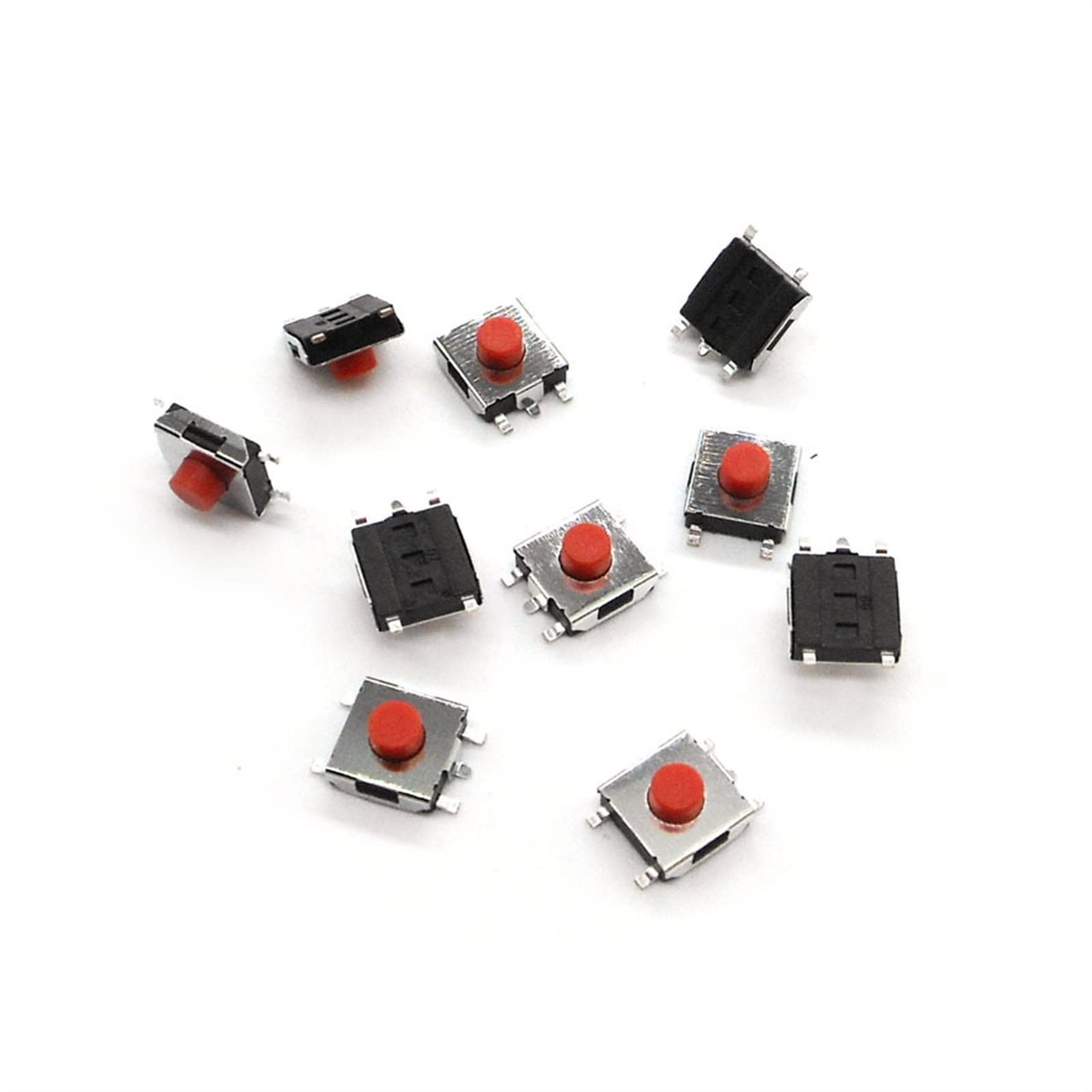 Interrupteur de Patch Tactile 6x6 Micro Commutateur Haute Précision à 5 Broches pour Circuit SMD
