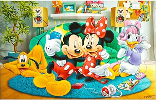 Disney Minnie Mouse Floor Jigsaw Puzzles for Kids Ages 4-8,60 Pieces Mickey Mouse Puzzles for Children Girls and Boys,Packed in Tin Box,Puzzle Size:9.2"X5.9" 7 51P5PlhBPmL. AC
