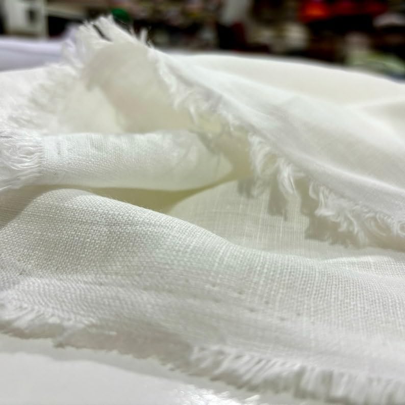 Amazon.com: Soft Luxury Linen Fabric, Linen Dress-Clothing Fabric, Organic Linen  Fabric by The Yard for Clothing(150cm// 1,64 Yard // 57 inc)