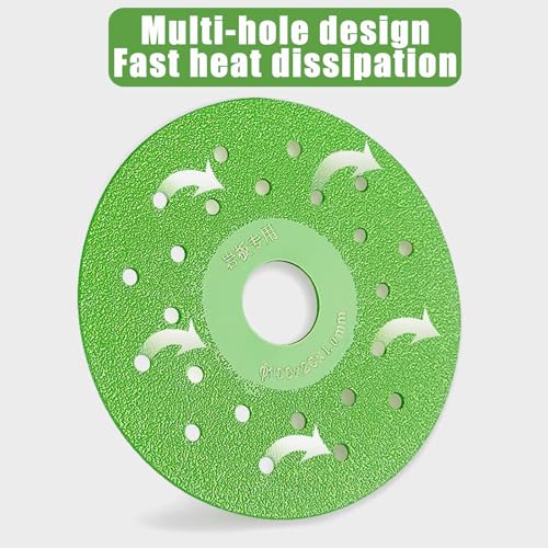 Disque à tronçonner le diamant pour meuleuse d'angle, lot de 3 pièces de 100mm - 4