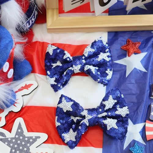 Pinzas con Lazos de Lentejuelas para Niñas Pack de 4 miniatura 6