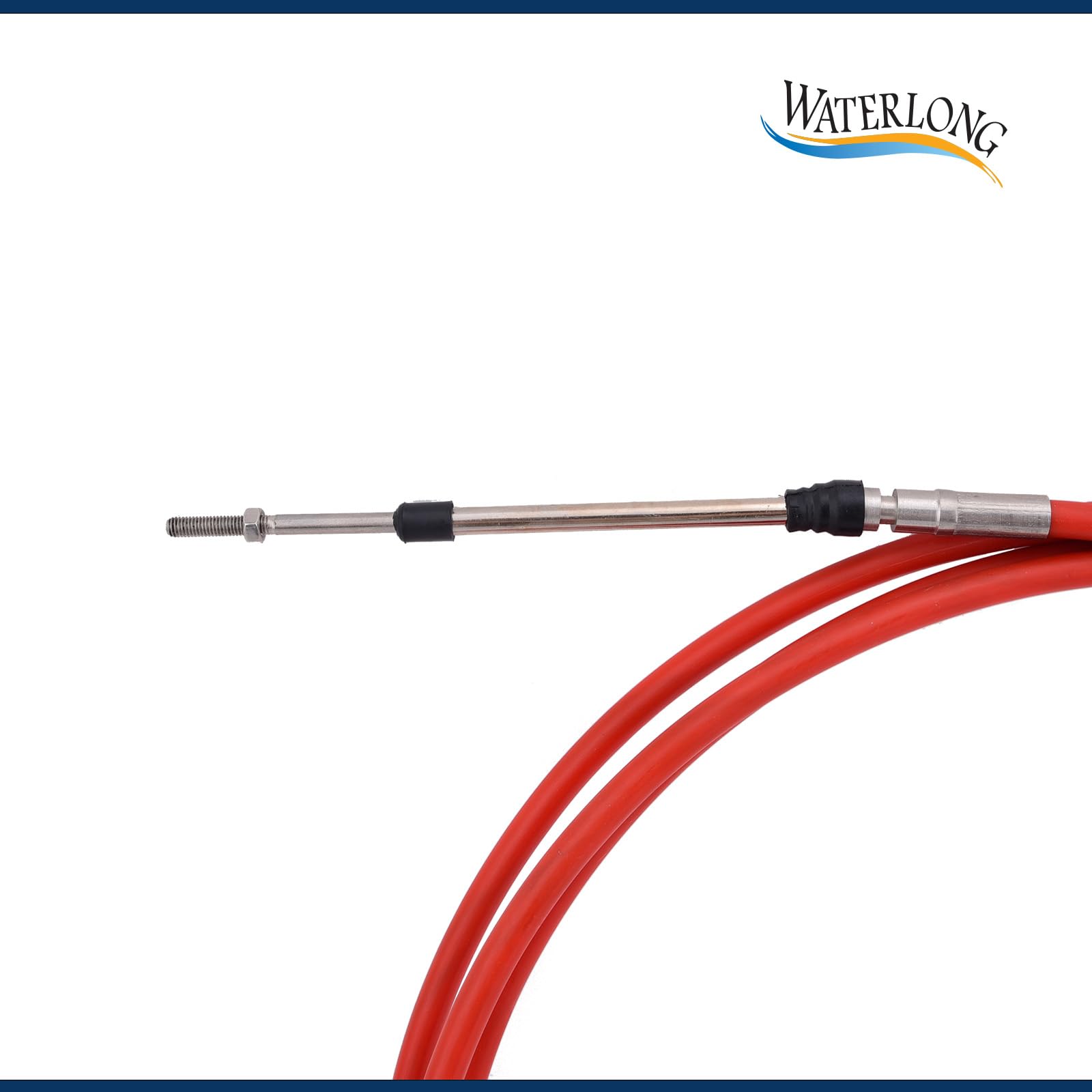 Boat Steering Control Cables 11.5-Foot Red Boat Throttle Control Cable