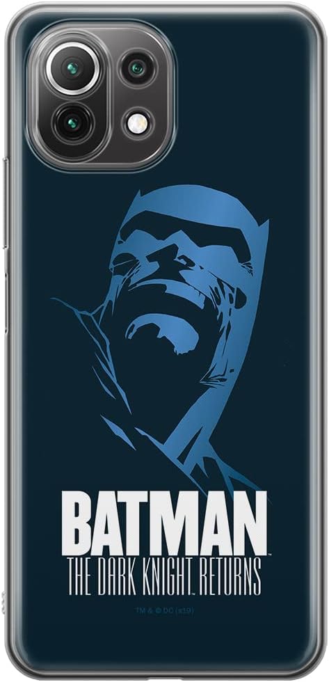 ERT GROUP mobile phone case for Xiaomi MI 11 LITE 4G / MI 11 LITE 5G / 11 LITE 5G NE original and officially Licensed DC pattern Batman 034 optimally adapted to the mobile phone, case made of TPU
