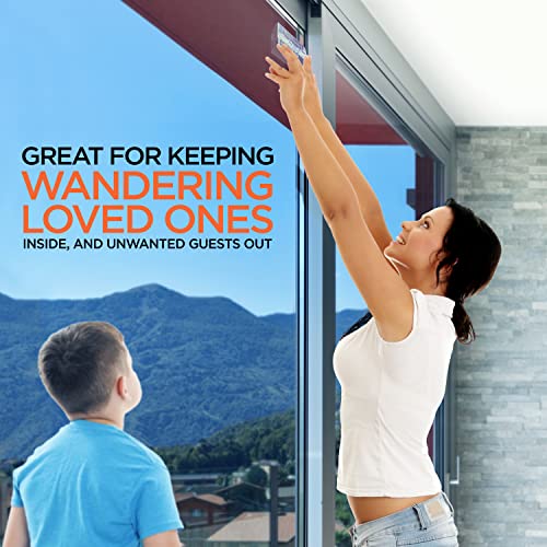 Shop Square Sliding Door Lock For Home Safety - 2 Pack Sliding Window Locks, Sliding Glass Door Lock, Extra Strong Adhesive, Sliding Door Child Safety Lock, Sliding Patio Door Lock And Window Security thumb #4