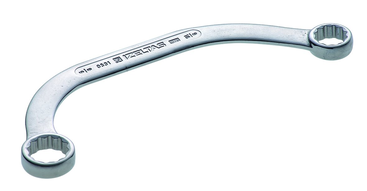 İzeltaş 0531 Yarım Ay Anahtar Yıldız İki Ağız (SAE) 7/16''x1/2'' inch