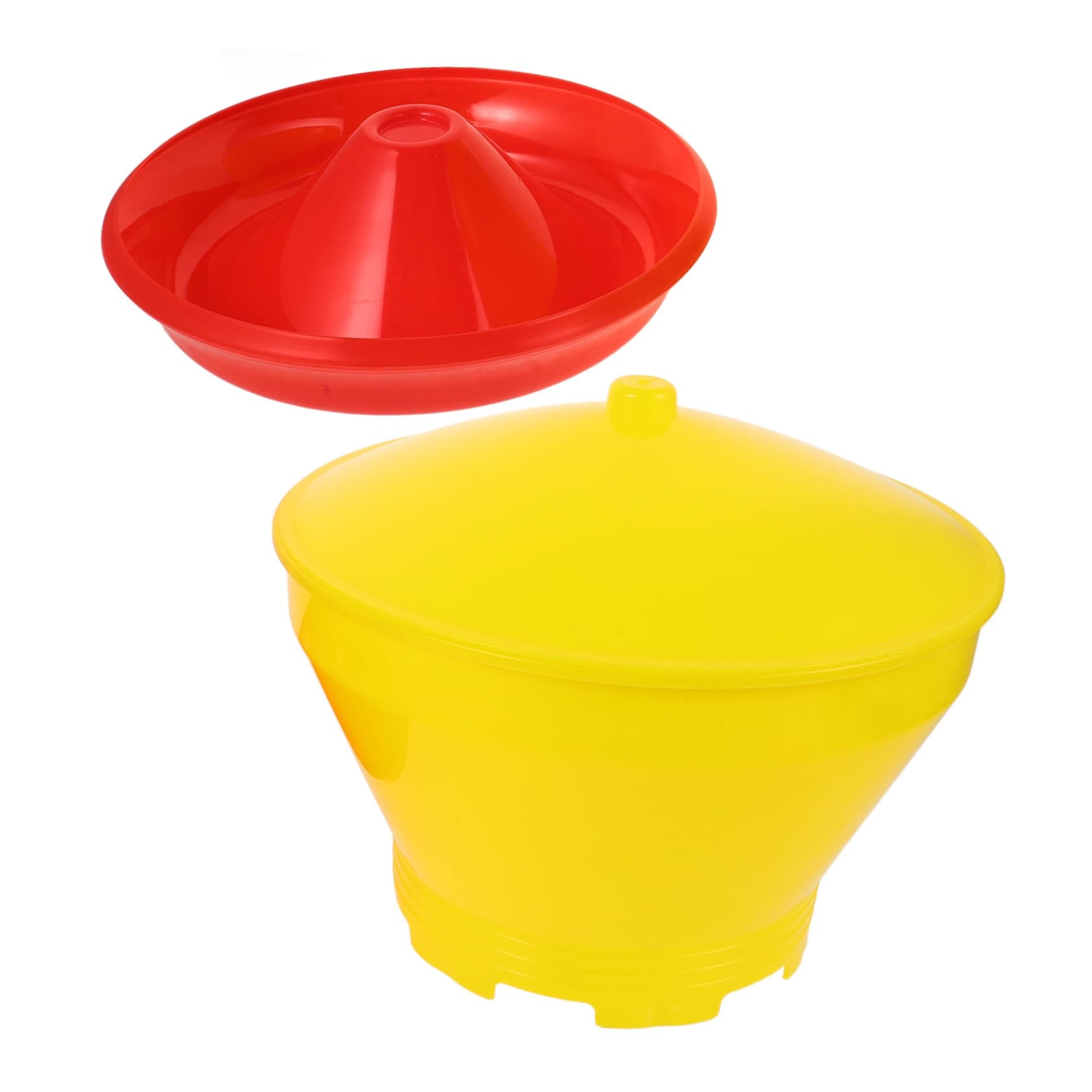 Gogogmee Automatic Chick Feeder Durable Poultry Feeding Bucket Easy to Clean Smooth Surface Suitable for Chickens Prevents Food Reusable Material