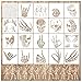 Skull Stencils for Painting on Wood Reusable Drawing Skeleton Hand Finger Templates Spray Paint Stencil for Airbrushing Wall Canvas Fabric DIY Craft Home Decoration(Skull)