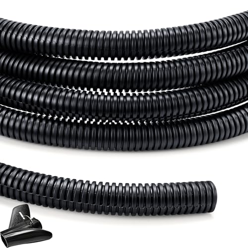 Wire Loom 1/2 inch 10ft, YCLYC Split Loom, Cord Protectors from Pets, Wire Protector Tubing...