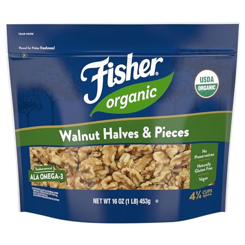 Fisher Organic Walnut Halves & Pieces