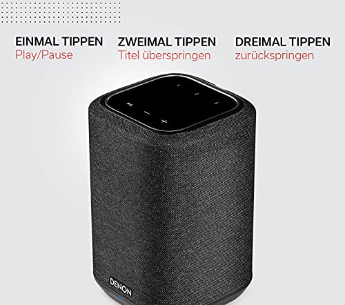 Denon Home 150 Multiroom-Lautsprecher, HiFi Lautsprecher mit HEOS Built-in, Alexa integriert, WLAN, Bluetooth, USB, AirPlay 2, Hi-Res Audio, weiß – Bild 7