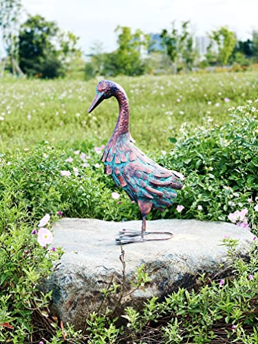 John's Studio Garden Outdoor Statue Metal Duck Art Sculpture For Lawn, Farm And Patio - 25 Inches #TOP4