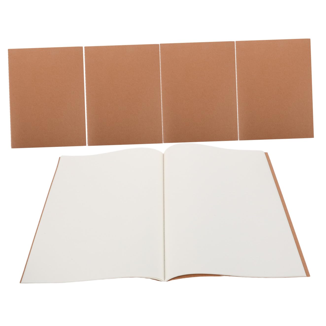 Notizbuch Blank A4, 5 Stück-pack, 36 Blatt pro Buch, Unliniert