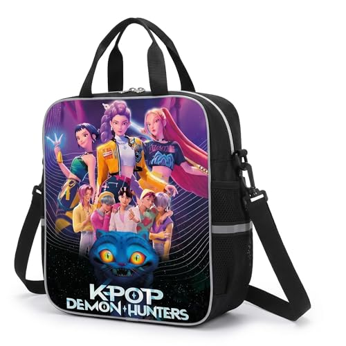 Demon Movie Hunters Multifunctional Shoulder Bag For Both Men and Women Cute Crossbody Bag Gifts for Family Friends and Girlfriends