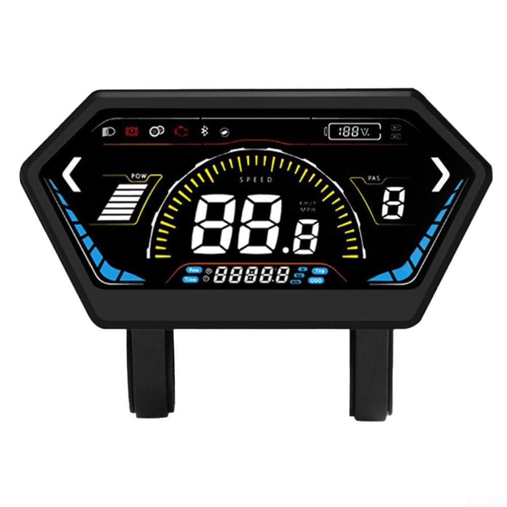 Yhenlovtt Ebike Display LCD, schermo colorato da 4,5 pollici, connettore impermeabile, 24 V-72 V, ampia tensione, protocollo OMD2 per bici elettrica