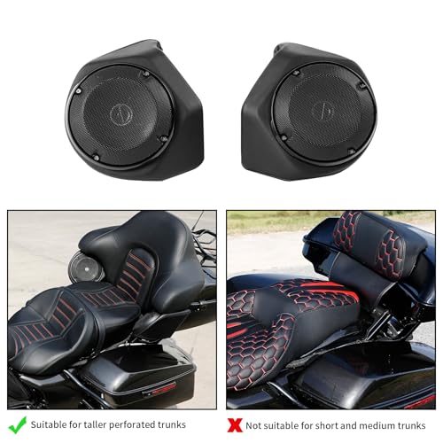 Parlantes SLMOTO King 6.5" para Moto Harley Touring miniatura 7
