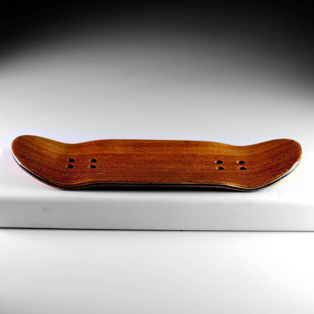 SOLDIER BAR 9.0 Fingerboards Deck (Jack Ma Same Style 5-Layer Maple Style “Fan Team) 99x34mm Brown Deck
