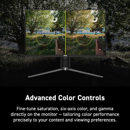 Image of msi MAG 274CQPDF X32 27-inch 2560 x 1440 (QHD) Gaming Monitor, AMD FreeSync Premium, Dual Mode with WQHD 320Hz and HD 400Hz, HDR Ready, HDMI, VGA Port, VESA, Tilt, 0.5ms, Black