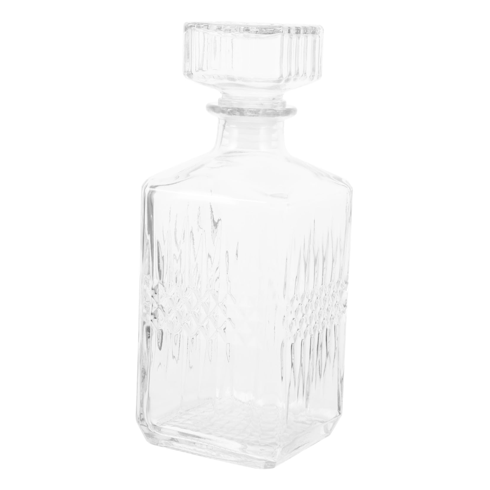 Decanter Trasparente con Design per Conservazione e Servizio Contenitore in Vetro Facile da Diffusore per e Raffinato