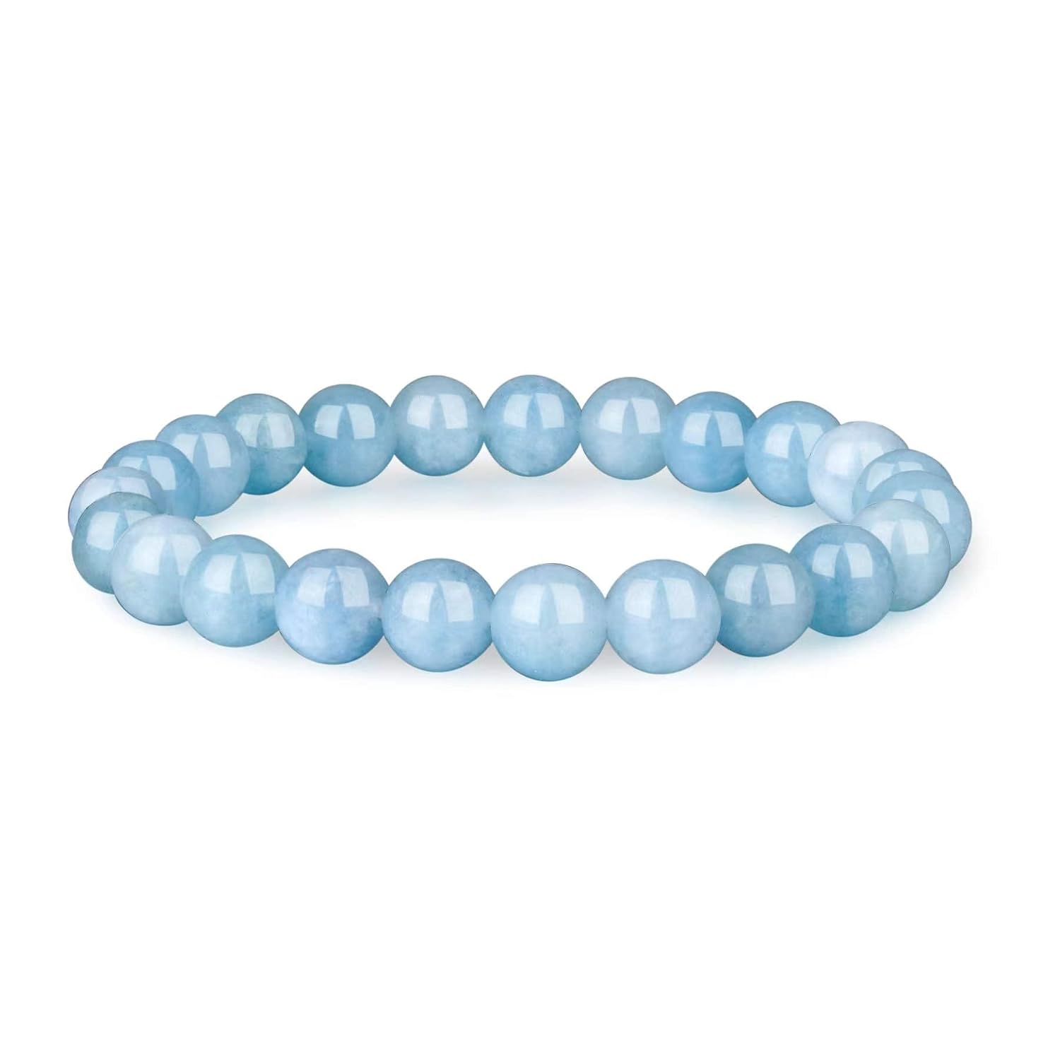 Crystal Vibe - Healing Crystal Bracelet for Women & Men | Natural 8mm Gemstone Bead Bracelet | Adjustable Handmade Energy Stone Bracelet | Bracelet for Meditation, Yoga & Daily...