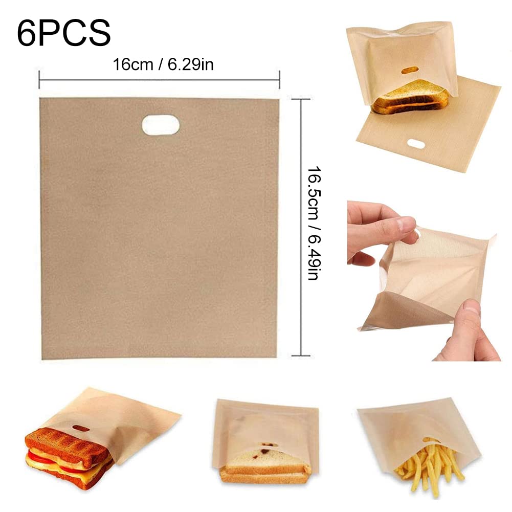 Lot De 10 Sacs Réutilisables Pour Grille-pain En Téflon A54