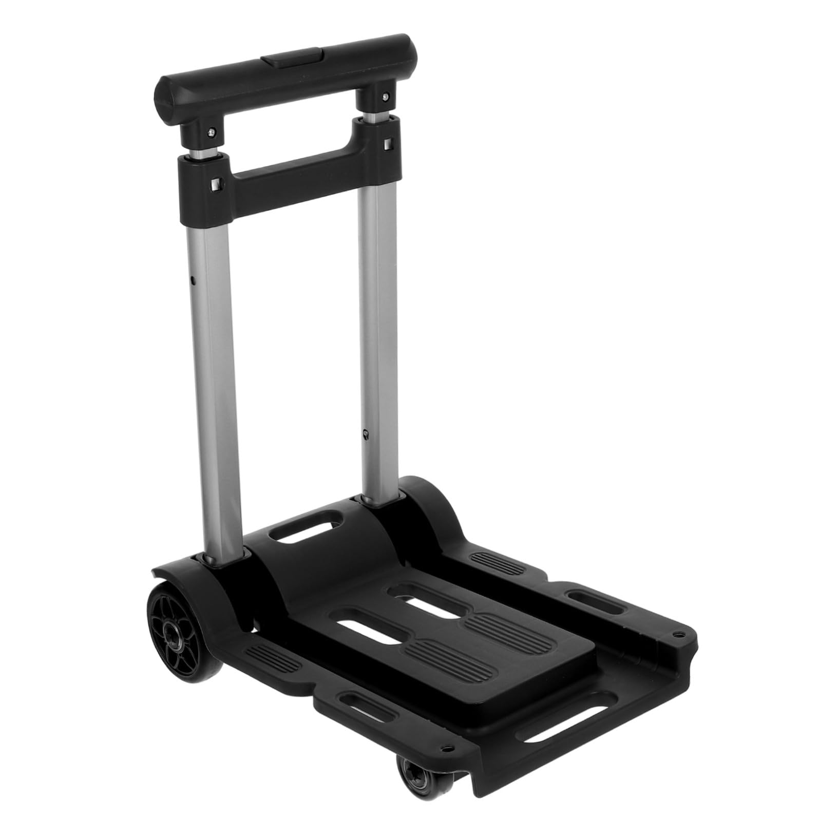 Carro plegable multifuncional, material duradero, ruedas omnidireccionales, carrito compacto para mudanzas de compras y transporte de materiales, carro utilitario versátil