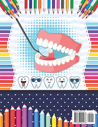 Dental Anatomy Coloring Book: Fun and Easy Adult Coloring Book for Dental Assistants, Dental Student