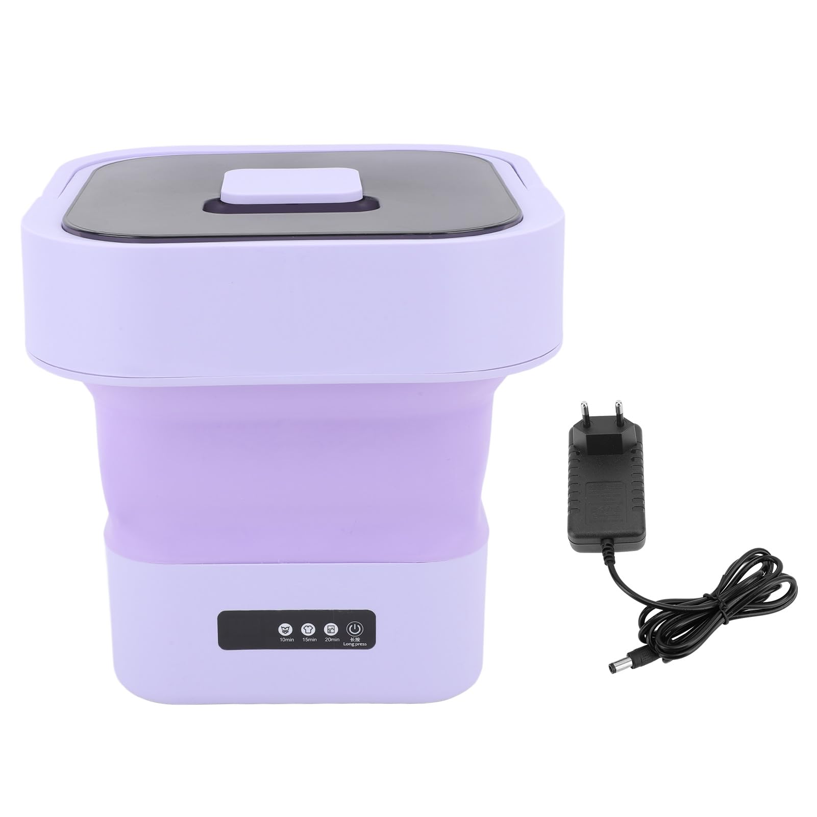 Mini-wasmachine, opvouwbare draagbare wasmachine, 10 liter, opvouwbare