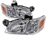Chevy Venture 4Piece Headlights Headlamp Set With Xenons and Corner Lights Dr...