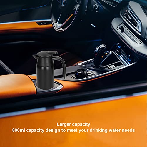 Hervidor eléctrico portátil de agua 800 ml negro miniatura 2