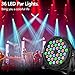 36 LED Par Lights, RGB Par Can Light Stage Lights, 10 Modes DJ Lights Stage Lighting Uplights with Sound Activated Remote Control & DMX Uplights for Events Wedding Party