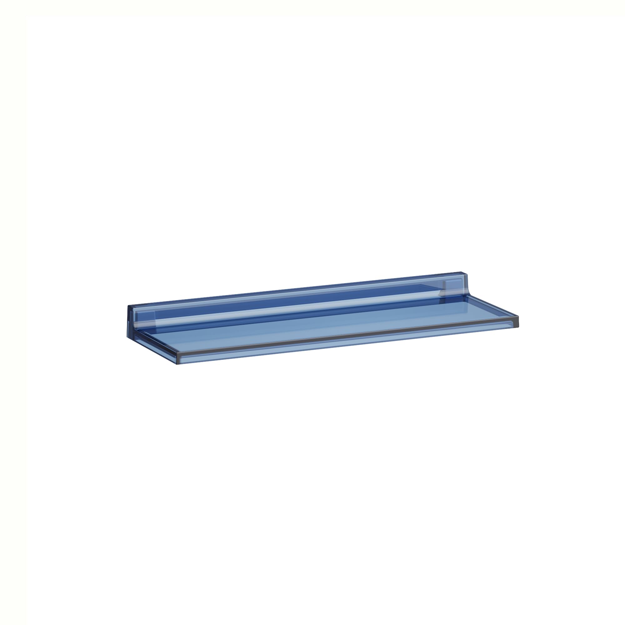 Laufen KARTELL Shelfish Ablage, B/T/H 450/155/40 mm, wandmontiert, H3853300830001, Farbe: Blau