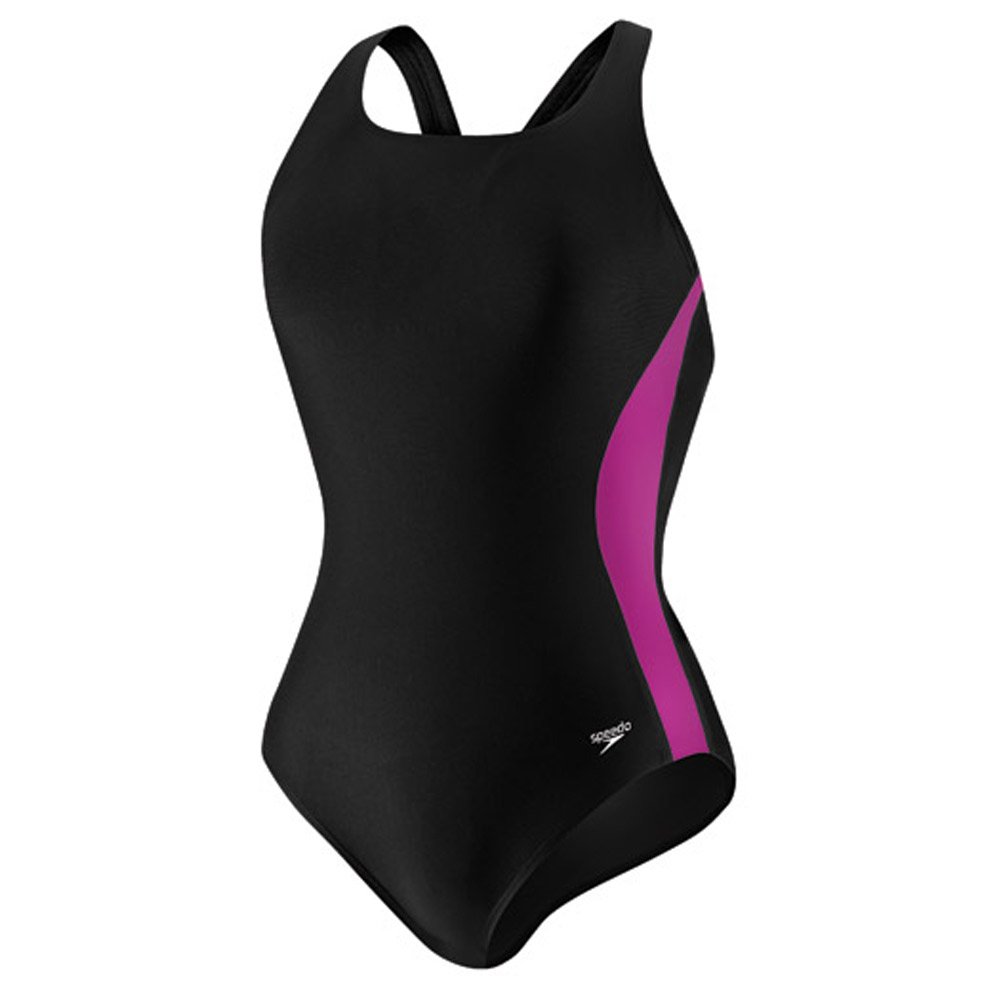 Speedo Women's Powerflex Illusion Splice Ultraback Swimsuit