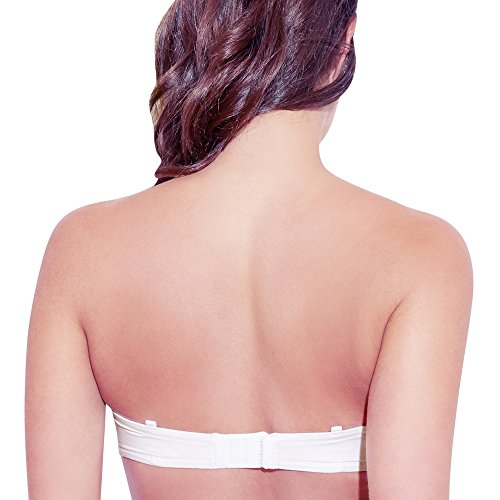 Image of Enamor Plunge Neck, Power Jacquard Lift, Women's Everyday Cotton-Rich Lined Full Support Minimizer Bra - All Day Comfort, Non-Padded, Wired, High-Coverage - F135