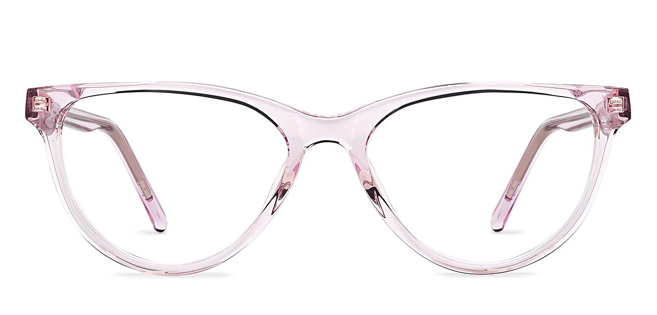 LENSKART BLU | Zero Power Blue Cut Computer Glasses | Anti Glare, Lightweight & Blocks Harmful Rays | UV Protection Specs | Women| LB E14452