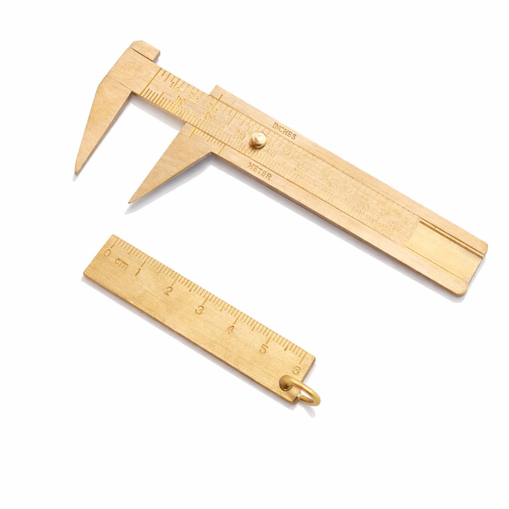 Mini Brass Caliper - Measure Gemstones & Jewelry -1