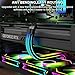 Sirlyr RGB 8 Pin PCIE Cable,Bright ARGB GPU Cables Extension for RTX 3060 4060 4070 Radeon RX 6600 580 Graphics Card Power Supply 5V3Pin PC Case Accessory Black