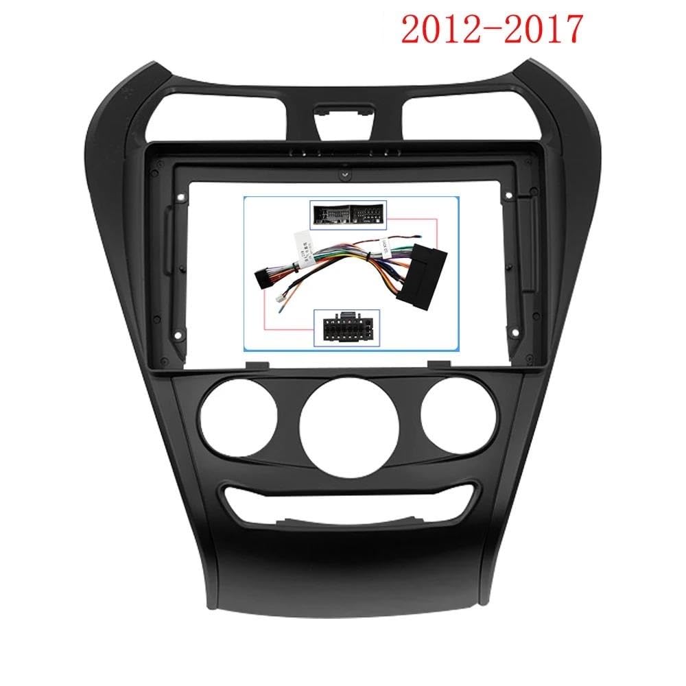 Générique Cadre de façade d'autoradio Adaptateur Fascia Cadre Voiture Kit Panneau Montage Radio Grand Écran Android pour Hyundai pour EON 2012–2017 9 Pouces Panneau D’autoradio | Frame set