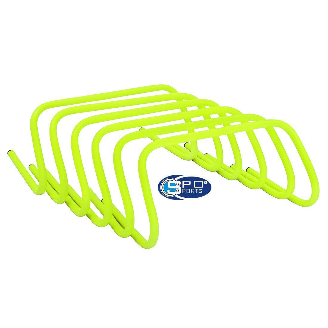 Ospo® Hurdles Agility Hurdles for|Football|Home Gym|All Sports|Fitness|Exercise|Jumping|Hurdles for Training|Hurdles 12 inch|Hurdles for Children|Hurdles 12 inch Set of 6