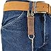 Hide & Drink, Leather Key Ring Holder/Keychain Fob/Belt Loop Attachment Handmade Includes 101 Year Warranty :: Bourbon Brown