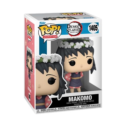 Funko Pop! Animation: Demon Slayer - Makomo - (Flower Headdress) - Guardianes de la Noche - Figura de Vinilo Coleccionable - Idea de Regalo - Mercancia Oficial - Juguetes para Niños y Adultos